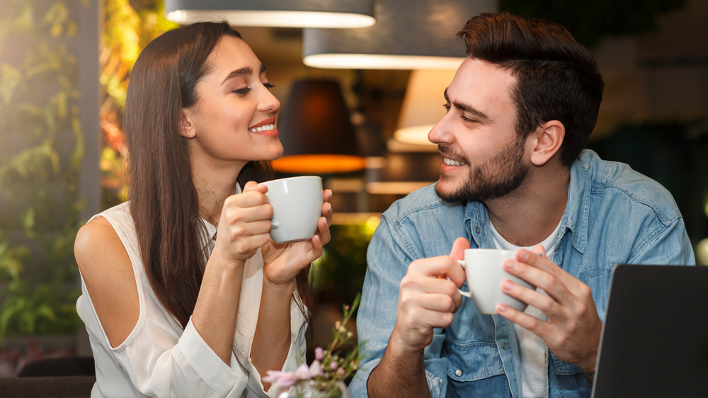 A couple on a date