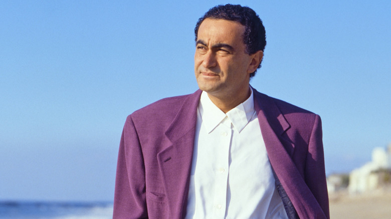 Dodi Fayed walking on beach