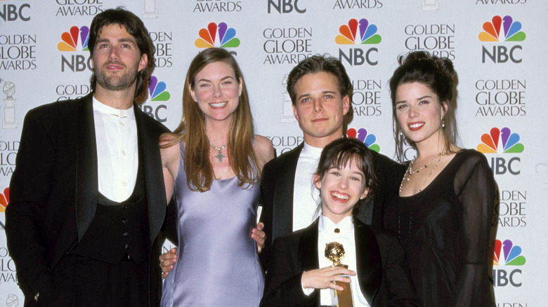 Cast of "Party of Five" at the Golden Globes