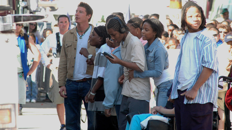 Ty Pennington with family on Extreme Makeover