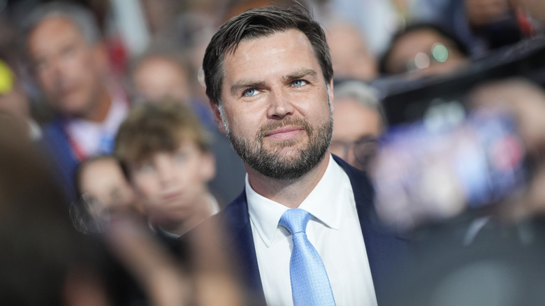 J.D. Vance smiling at the Republican National Convention