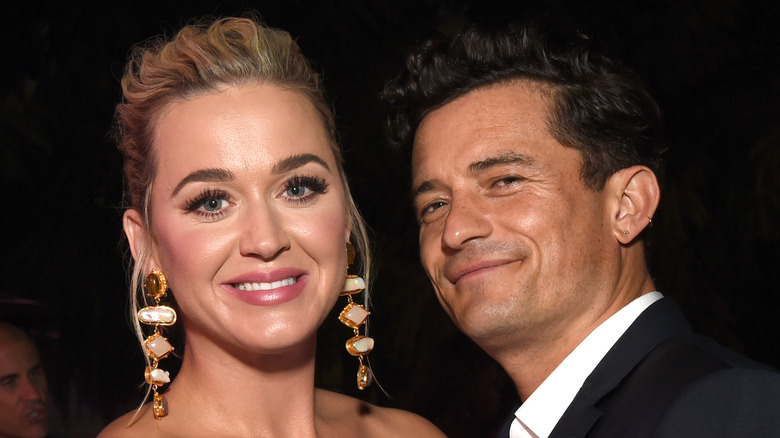 Katy Perrry and Orlando Bloom attend an event together