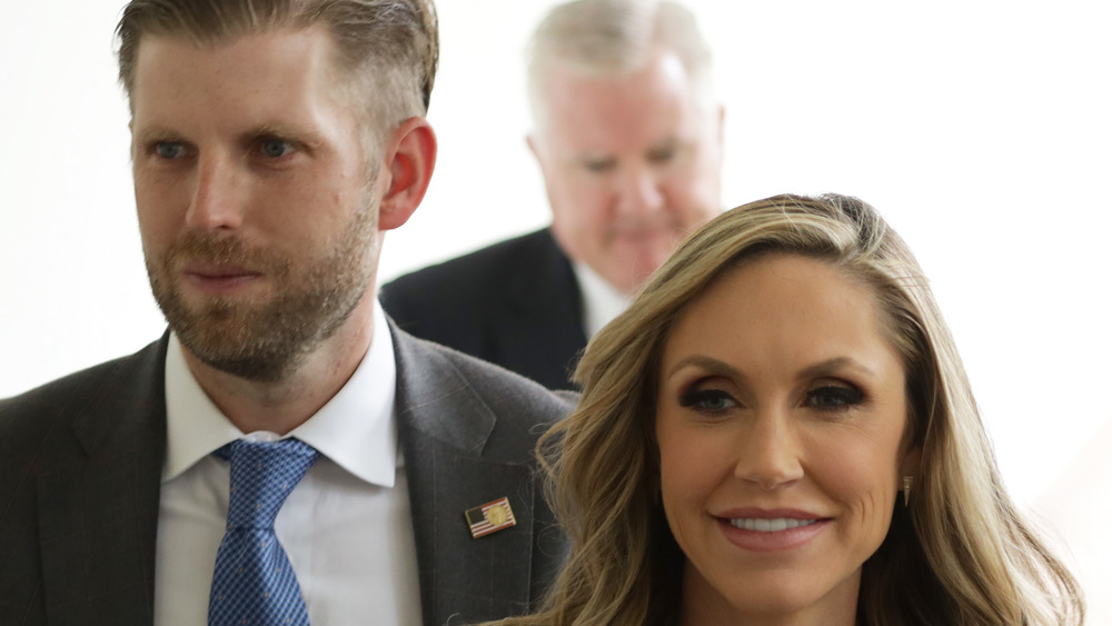 Lara and Eric Trump smiling