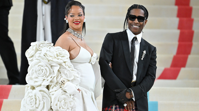 Rihanna and A$AP Rocky at the Met Gala