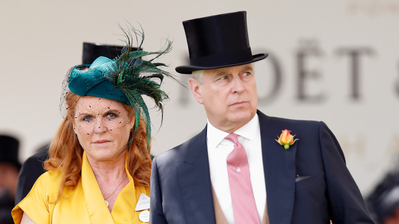 Prince Andrew and Sarah Ferguson smiling 