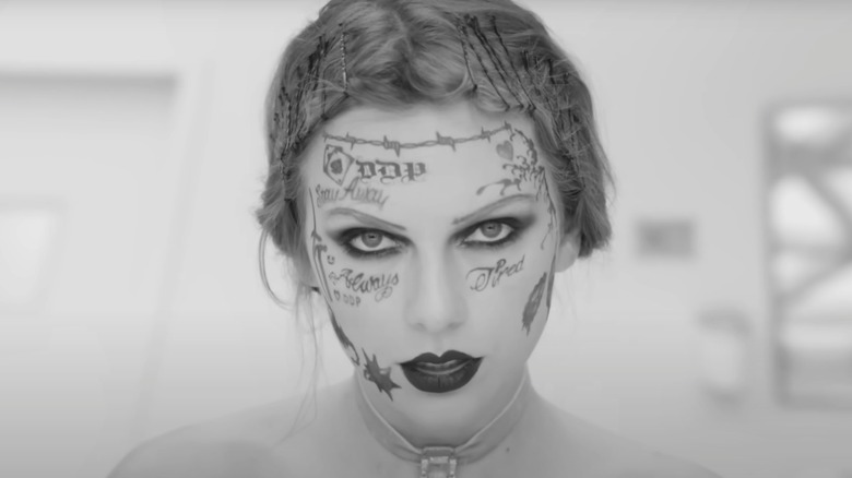 Taylor Swift with Post Malone's tattoos