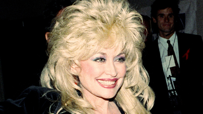 Dolly Parton throwback big hair