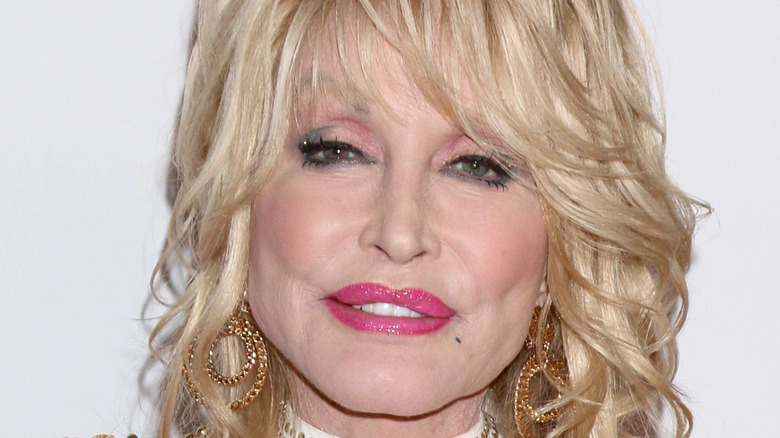 Dolly Parton smiling