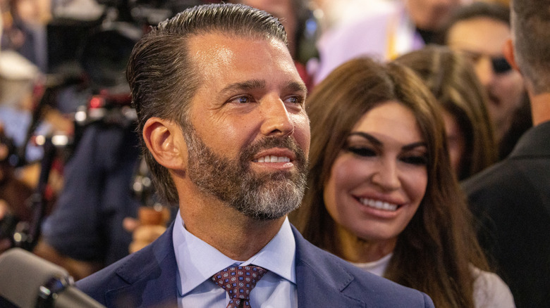 Donald Trump Jr. and Kimberly Guilfoyle at the Republican National Convention