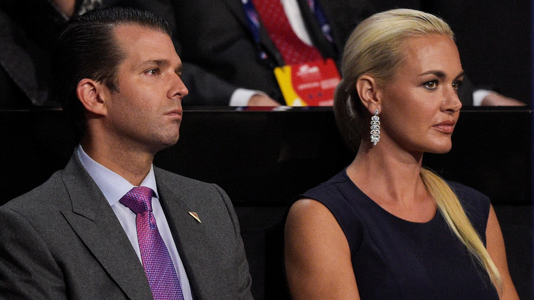 Donald Trump Jr. sitting next to Vanessa Trump