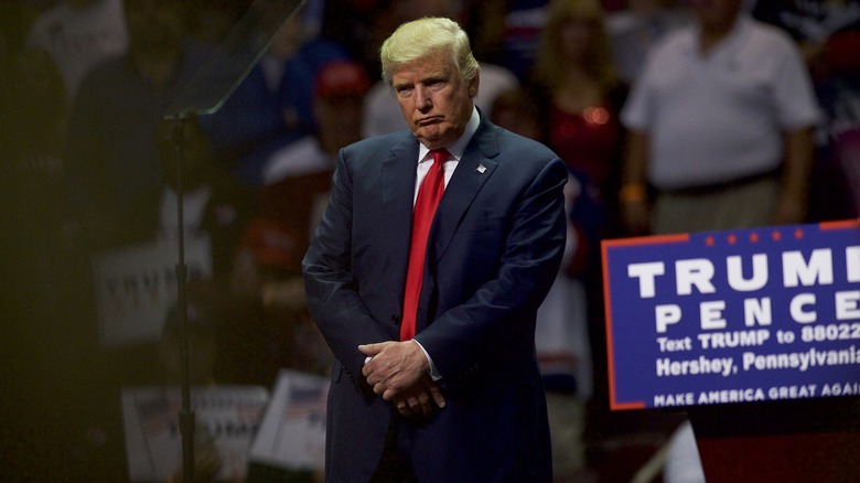 Donald TRump at a rally in Pennsylvania