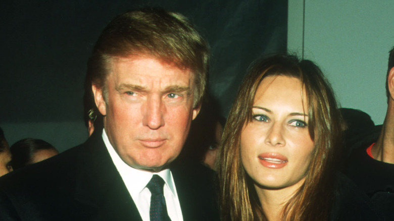 Donald Trump and Melania Knauss young 