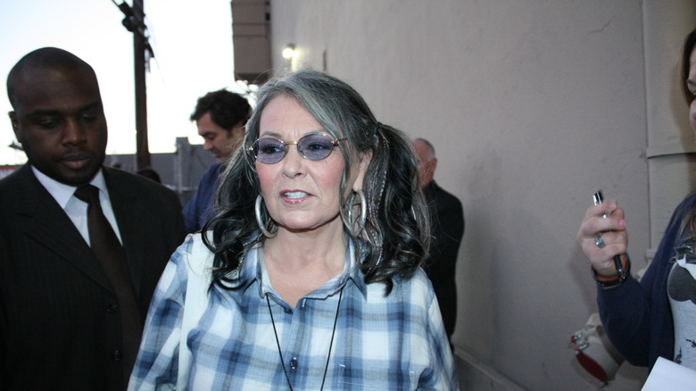 Roseanne Barr walking