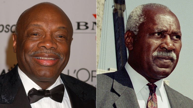 Side-by-side photos of former mayor Willie Brown and former senator Nate Holden