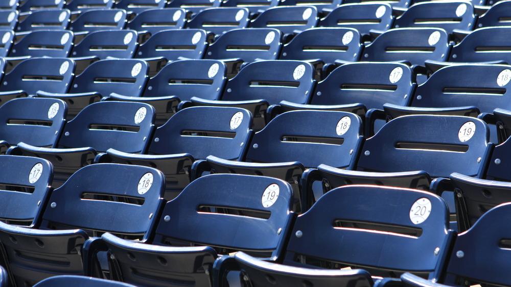 empty stadium seats