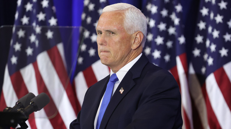 Mike Pence side-eye grimace