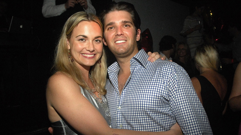 Donald Trump jr and Vanessa Trump at Mansion Nightclub in Florida