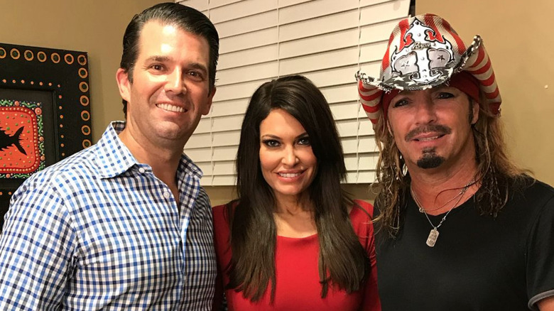 Donald Trump Jr. and Kimberly Guilfoyle with Bret Michaels