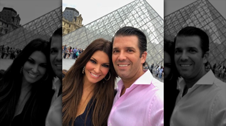 Donald Trump Jr. and Kimberly Guilfoyle in France