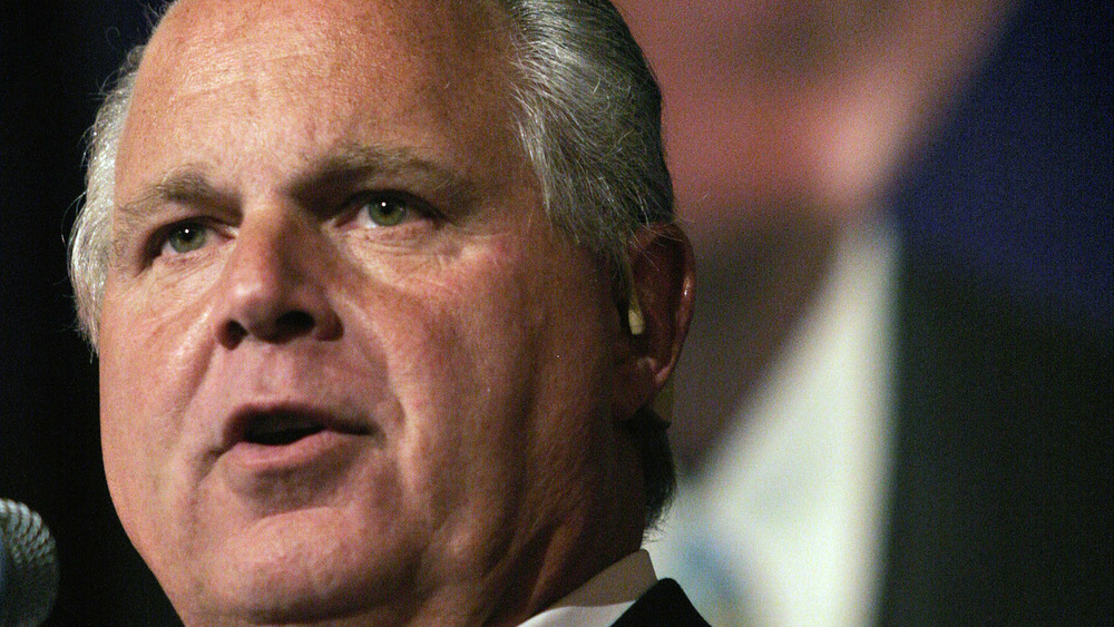 Rush Limbaugh at speaking engagement