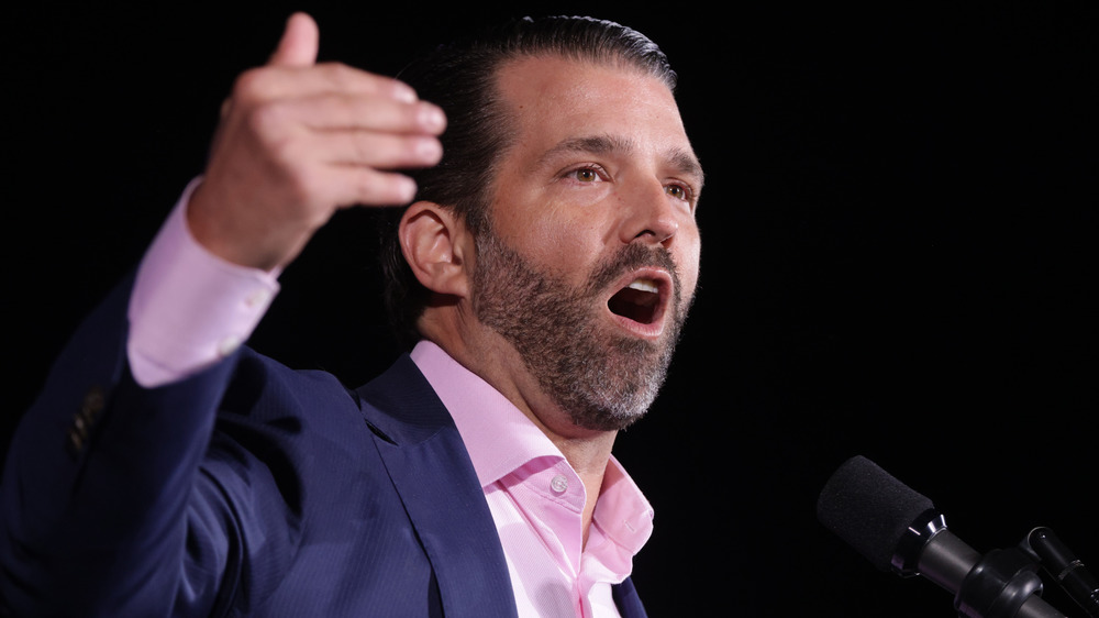 Donald Trump Jr. yelling