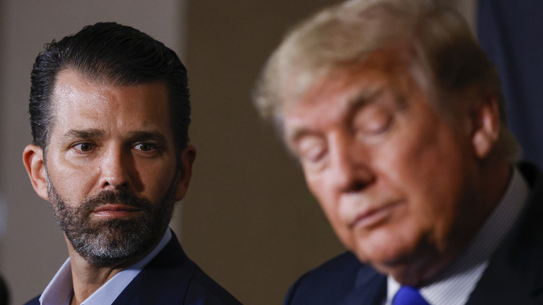 Donald Trump Jr and former President Donald Trump