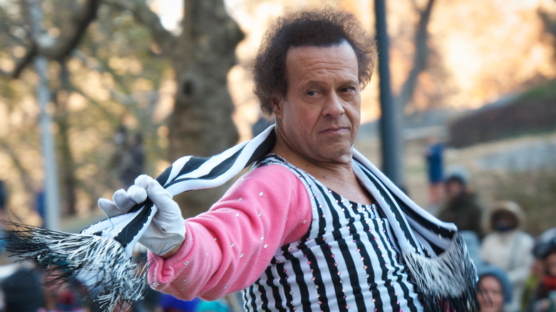 Richard Simmons at a parade in 2013