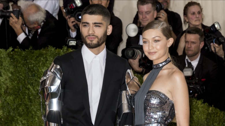 Zayn Malik and Gigi Hadid smiling