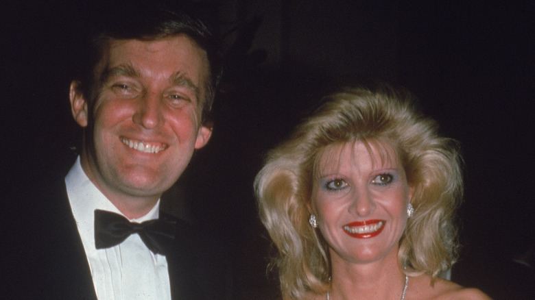 Donald and Ivana Trump attend a glitzy event together