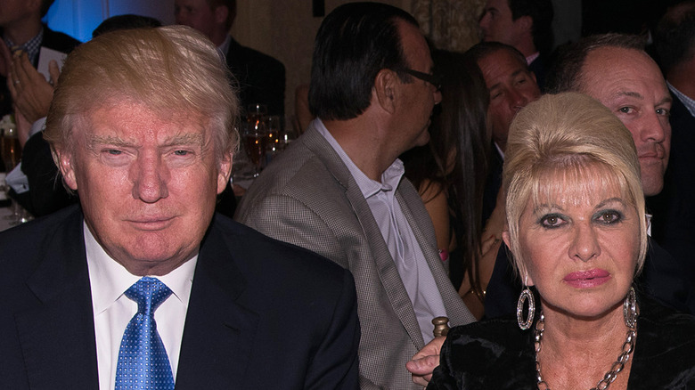 Ivana and Donald Trump at event