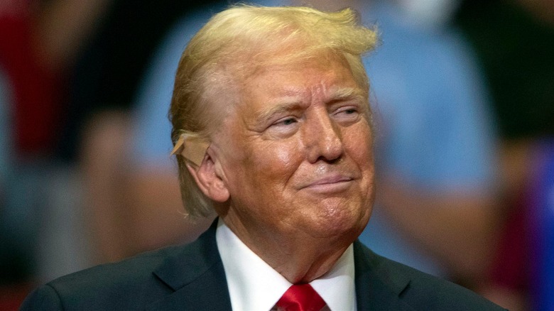 Donald Trump smiling