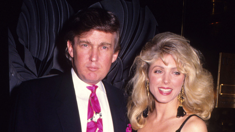 Donald Trump with Marla Maples