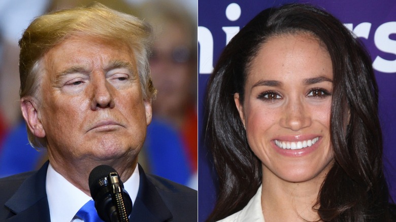 Donald Trump and Meghan Markle