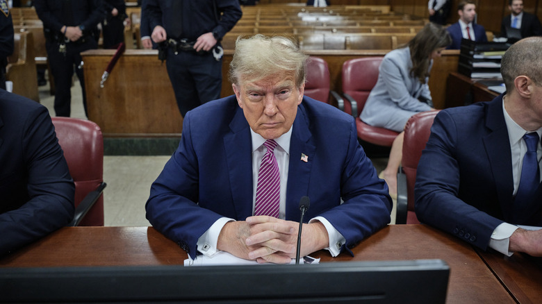 Donald Trump in court