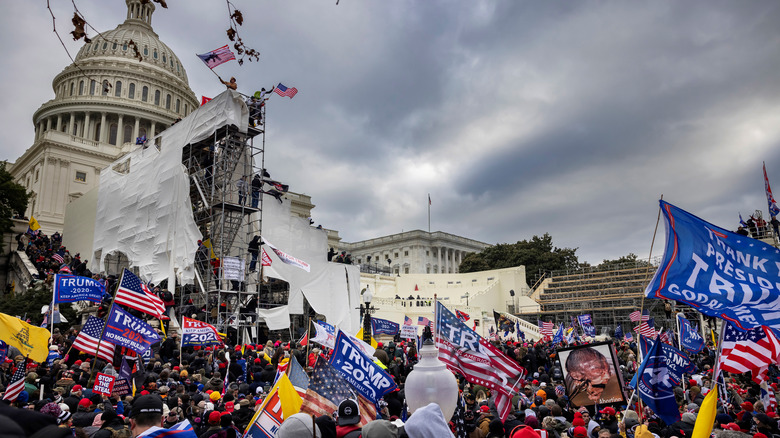 Protesters at Capitol January 6 2021