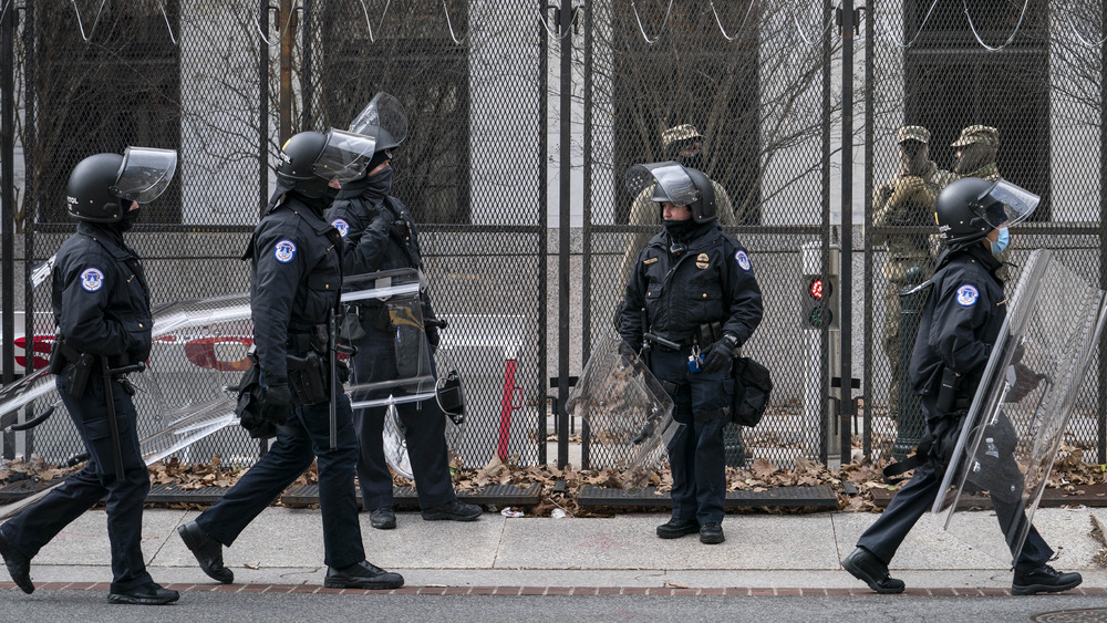 Capitol police officers on January 6