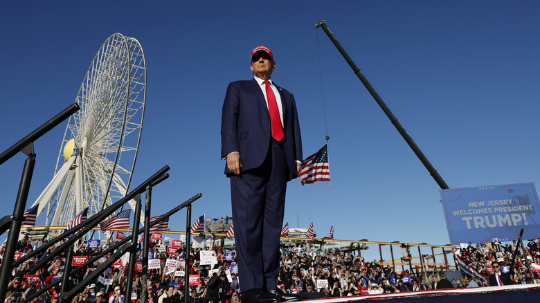 Donald Trump on Wildwood NJ boardwalk