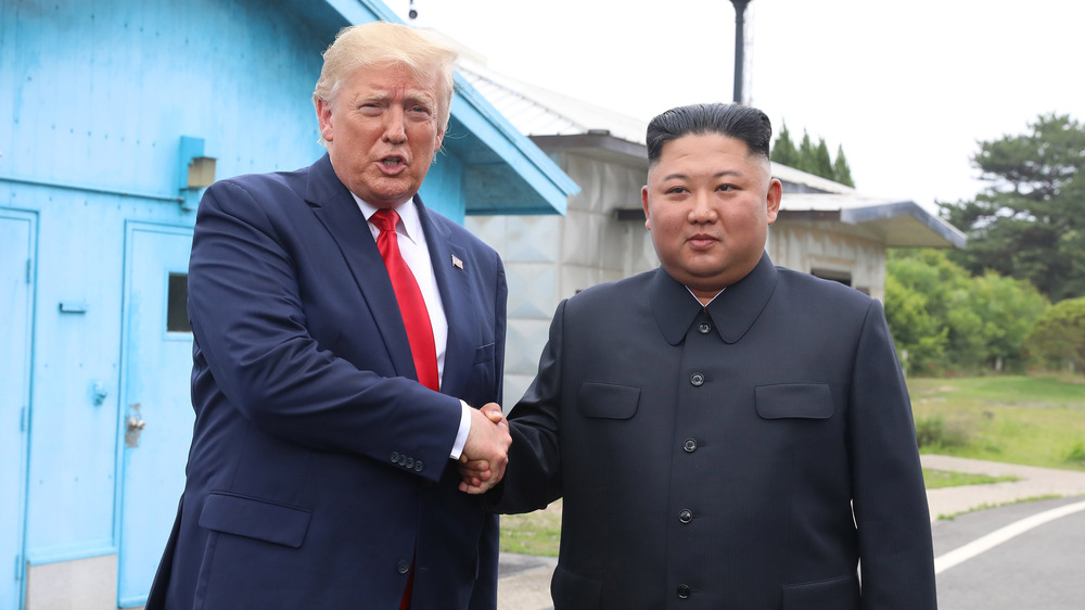 President Trump with Kim Jong-Un