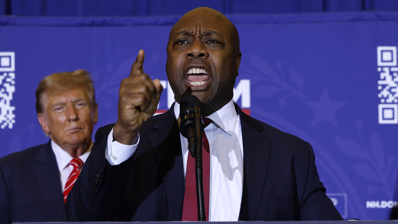 Trump's VP candidate Tim Scott speaking