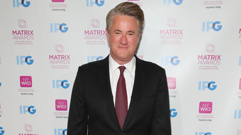 Joe Scarborough posing on the red carpet