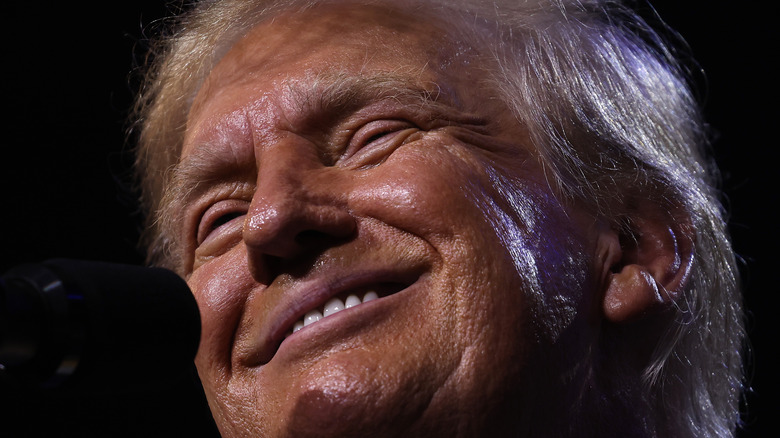 Donald Trump smiling