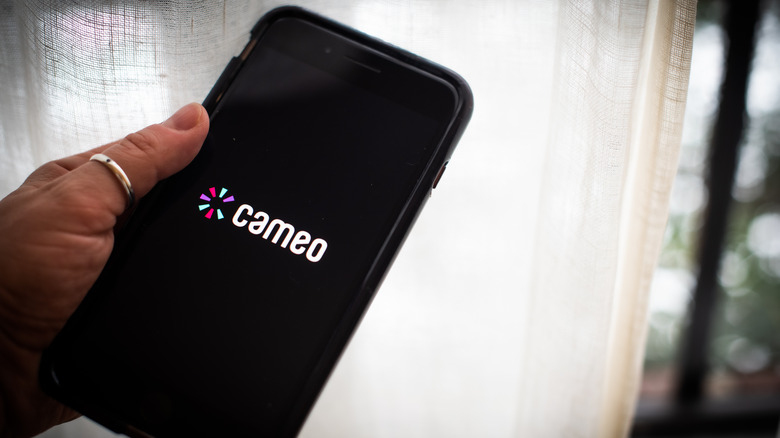 Cameo app on phone screen