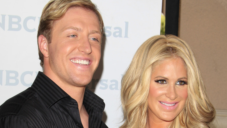 Kroy Biermann and Kim Zolciak smiling