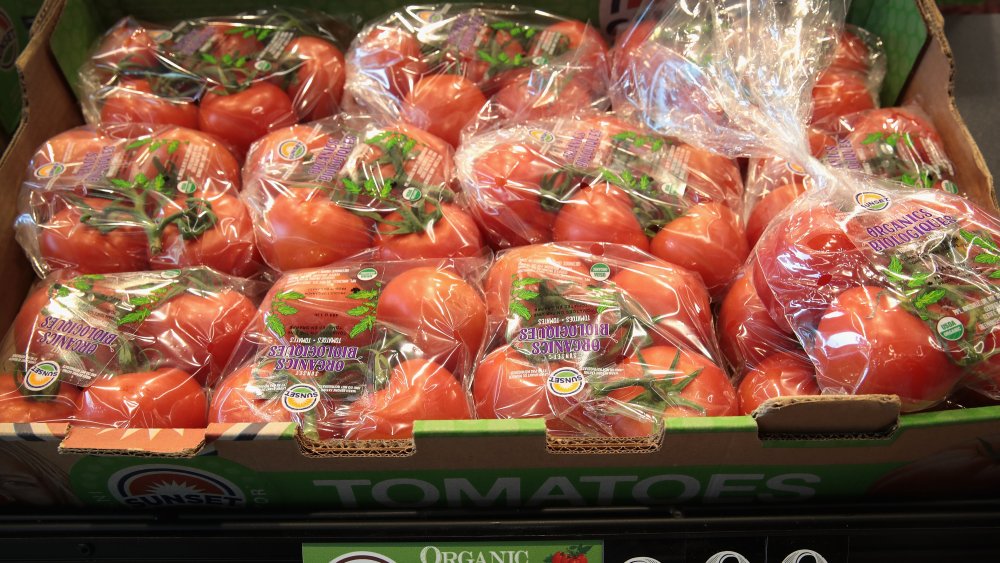 Aldi tomato display 