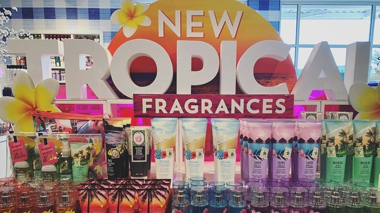 New products in Bath & Body Works store