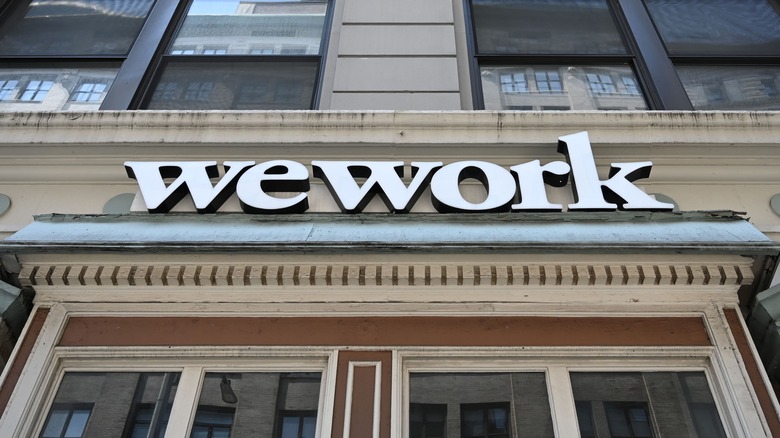 WeWork store front