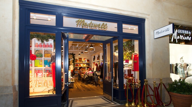 Madewell storefront