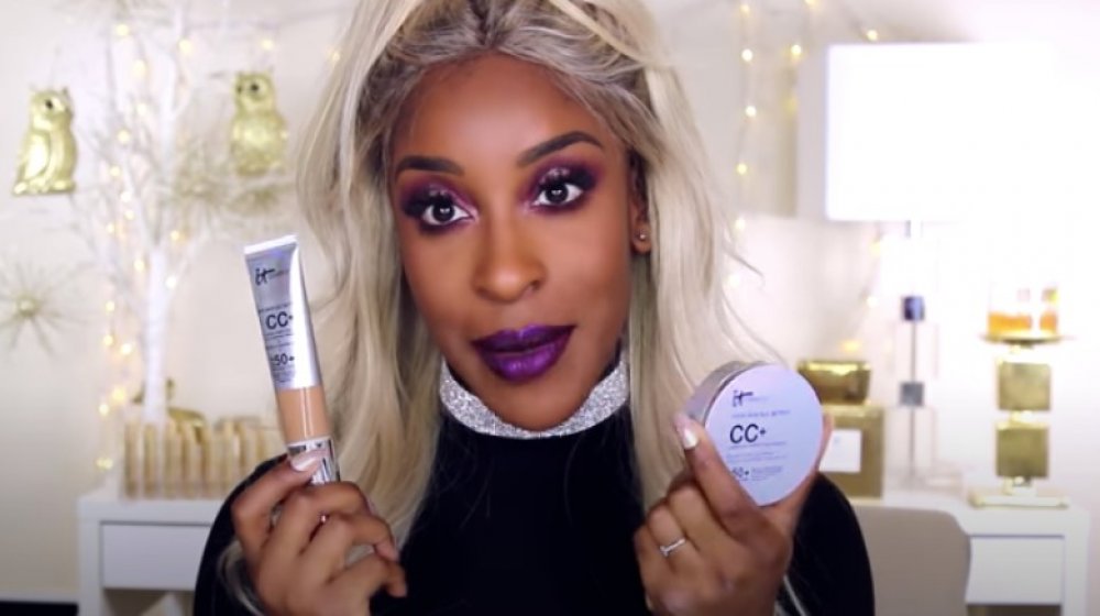 Jackie Aina discussing It Cosmetics