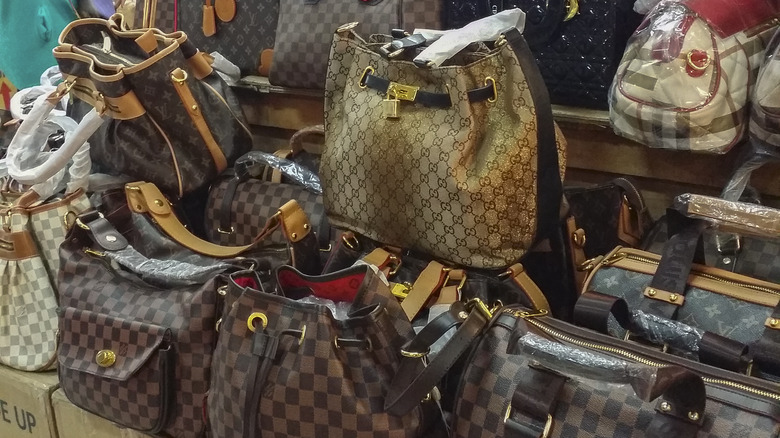 Counterfeit Louis Vuitton bags