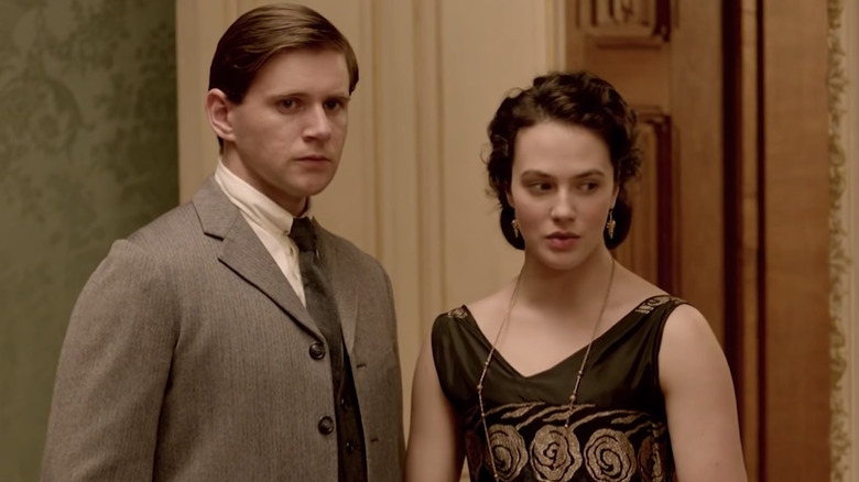 Tom Branson, Lady Sybil on "Downton Abbey"